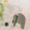 Arch Shaped Vanity Mirror Elegant Desktop Stand Mirror Personalized Dressing Mirror  Home Use
