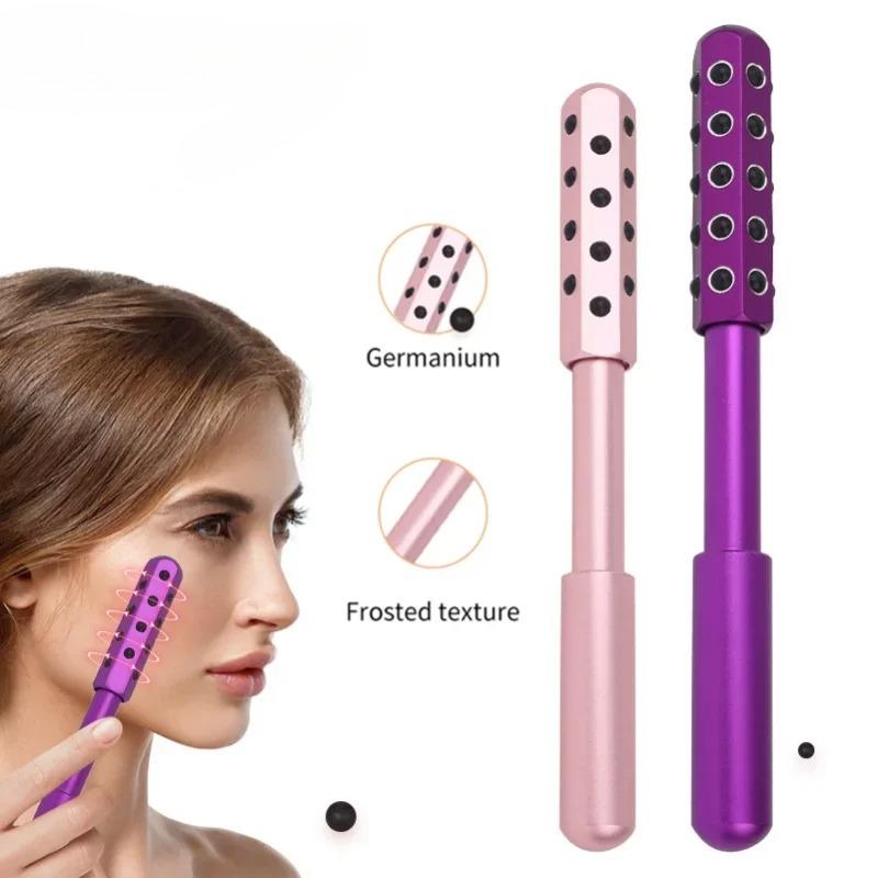 Germanium Beauty Bar Gesichtsmassageroller Facelifting Massage Gesichtsstab Hautpflege Schönheitswerkzeuge Anti-Falten Hautpflege Schönheit