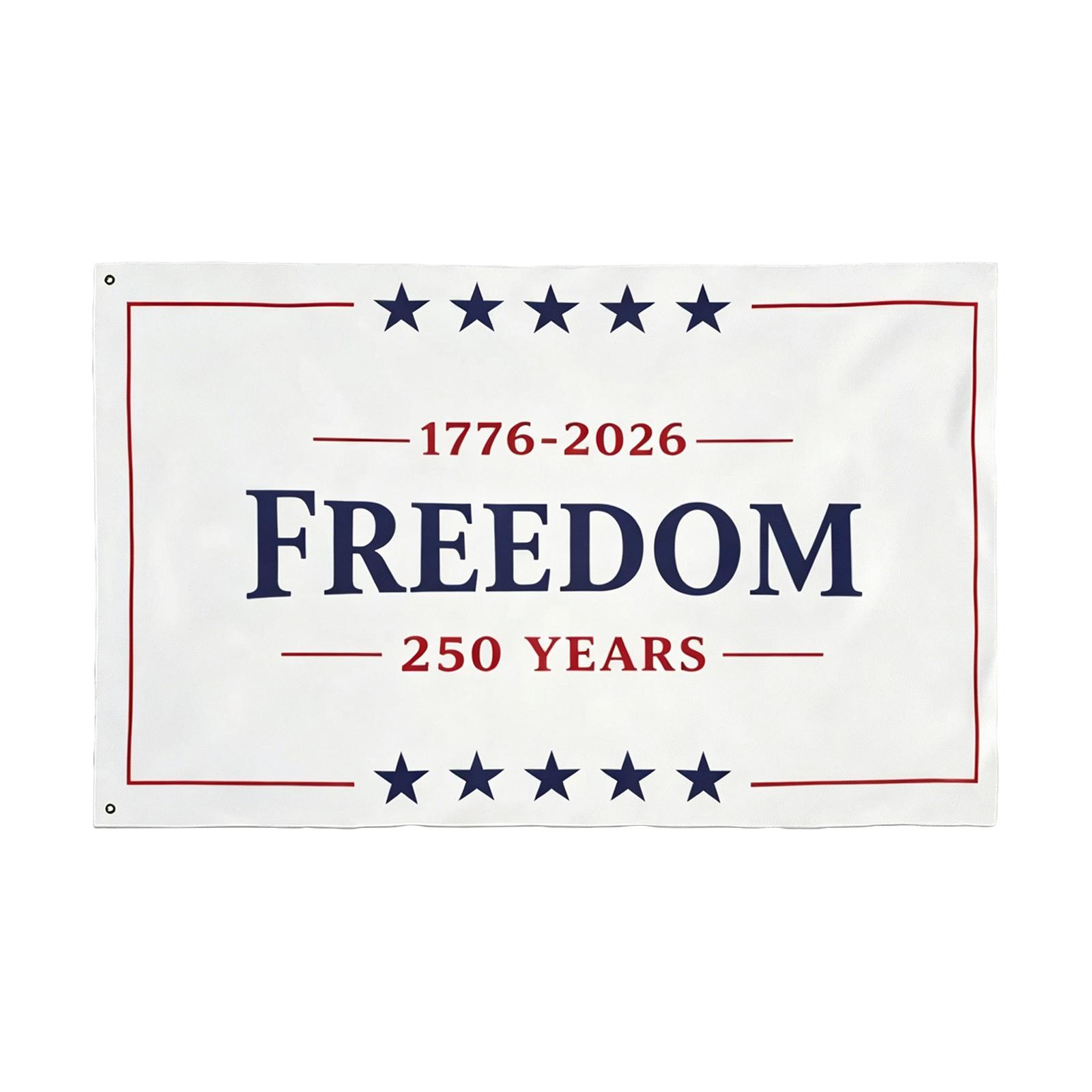 

Anniversary American Flag Garden Decoration Flag One Size