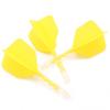 CUESOUL ROST T19 Shaft Integrated Flight Big Wing Shape Yellow with white Ice Shaft set - 3-piece (CS-AK577L)