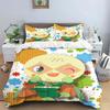 Anpanman Squad Bedding Set Double Twin Full Queen King Kids Bedclothes Duvet Cover Pillowcase Decoration Christmas Gifts