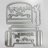 קופסת קרטון מתכת חיתוך מת DIY Scrapbook נייר כרטיסי יצירה סטנסיל תבנית