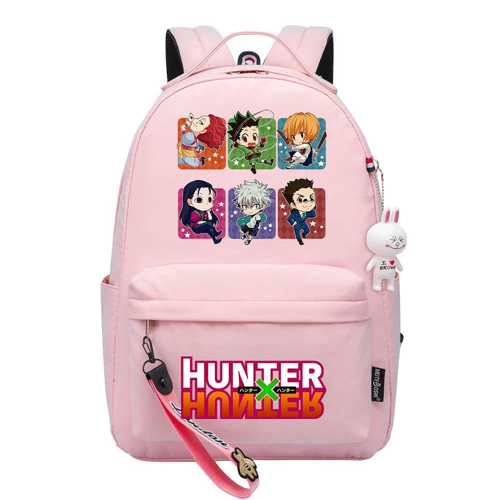 

Popular Cartoon, Full-Time Hunter, Printed Schoolbag For Primary And Secondary School Students, Cute Girls Casual Backpack. 41CMX30CMX15CM