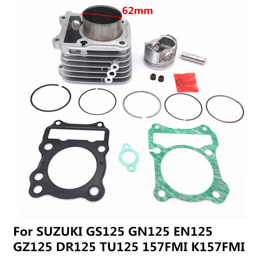 Motorcycle Cylinder Kit 62Mm Big Bore For Suzuki Gs125 Gn125 En125 Gz125 Dr125 T