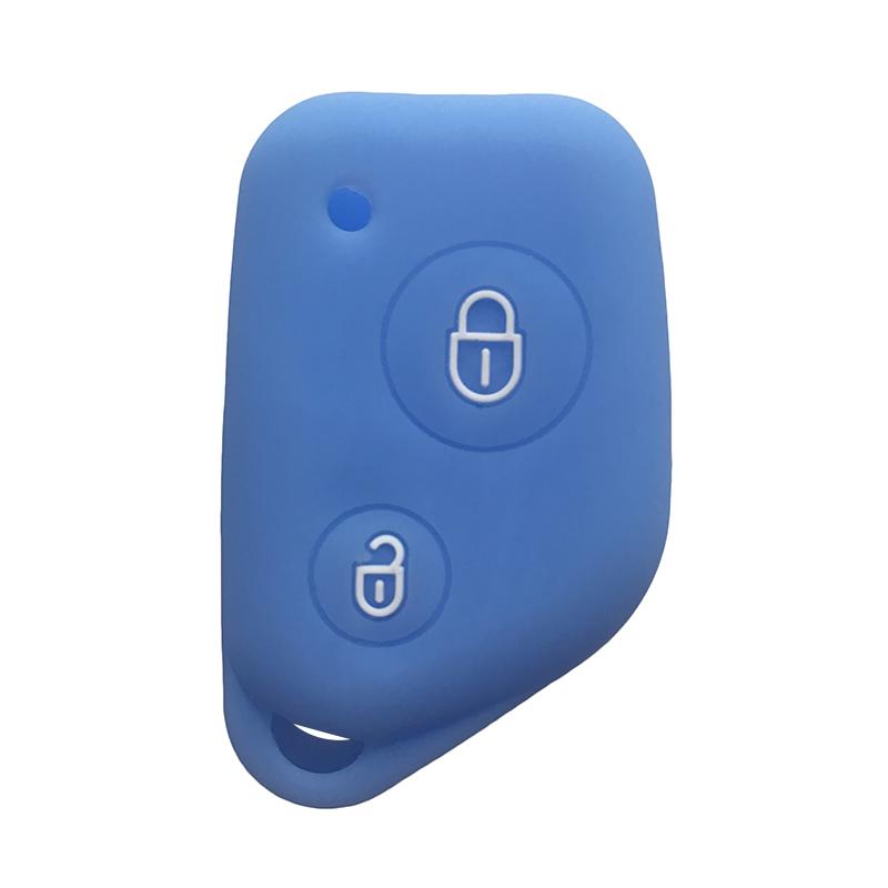Key Cover for Peugeot 406 306 205 206 405 106 Key Case for Citroen Berlingo Xsara Picasso Saxo 2 Button Silicone Car Key Holder