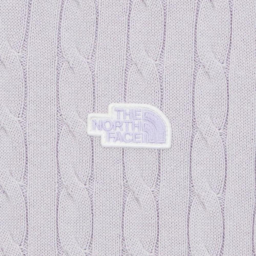 The North Face Women S Cable Short Sleeve Sweater Lilac nt7aS31b