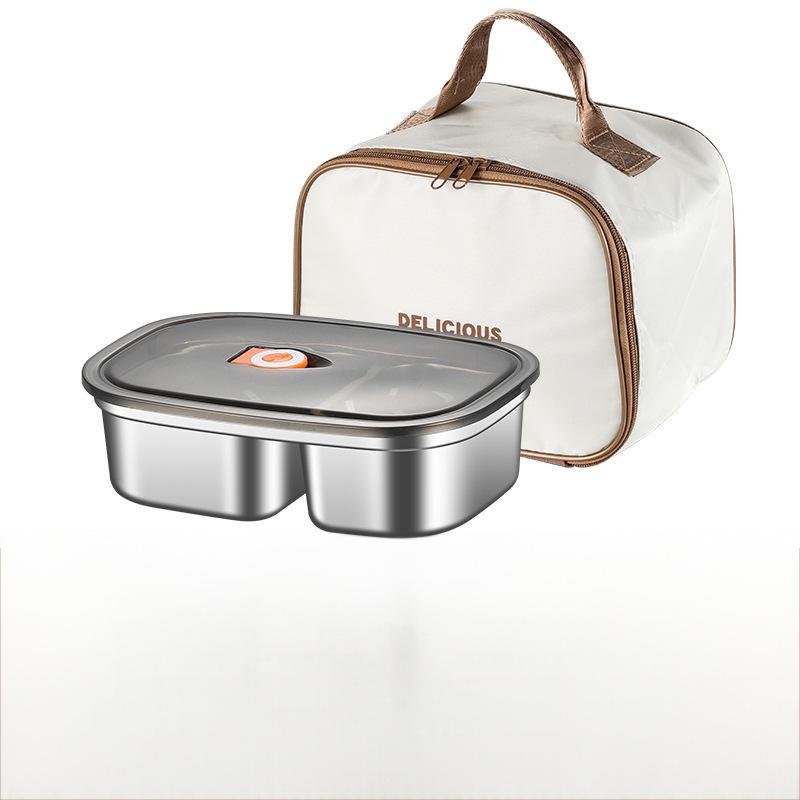 

Ланч-бокс из нержавеющей стали с термоизоляцией для офисных работников, с подогревом в микроволновой печи, большой вместимости, с рисом