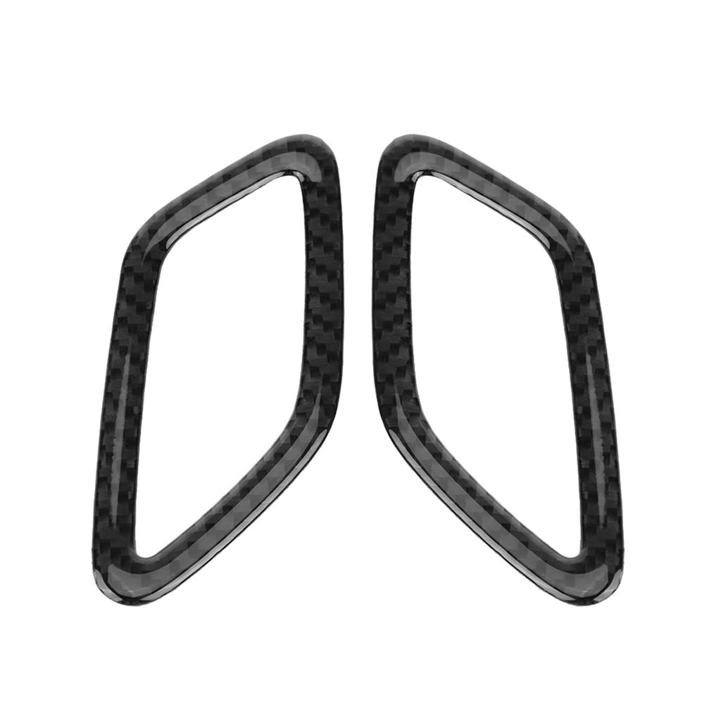 2Pcs Carbon Fiber Dashboard Outlet Cover for Mercedes A Class CLA GLA W169 W117 Classic Style