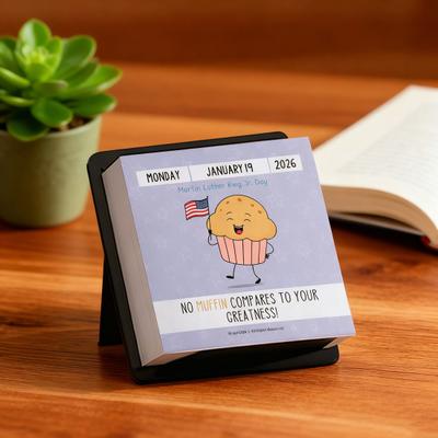 2026 Funny Pun Calendar Daily Tear-Off Desk Calendar with 365 And Notes Compact New Puns Jokes