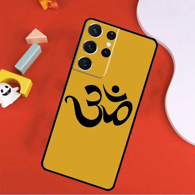 Aum Om Yoga Phone Case For Samsung Galaxy S24 Ultra S25 Ultra S9 S10 S20 S21 S22 S23 Plus S24 FE Cover
