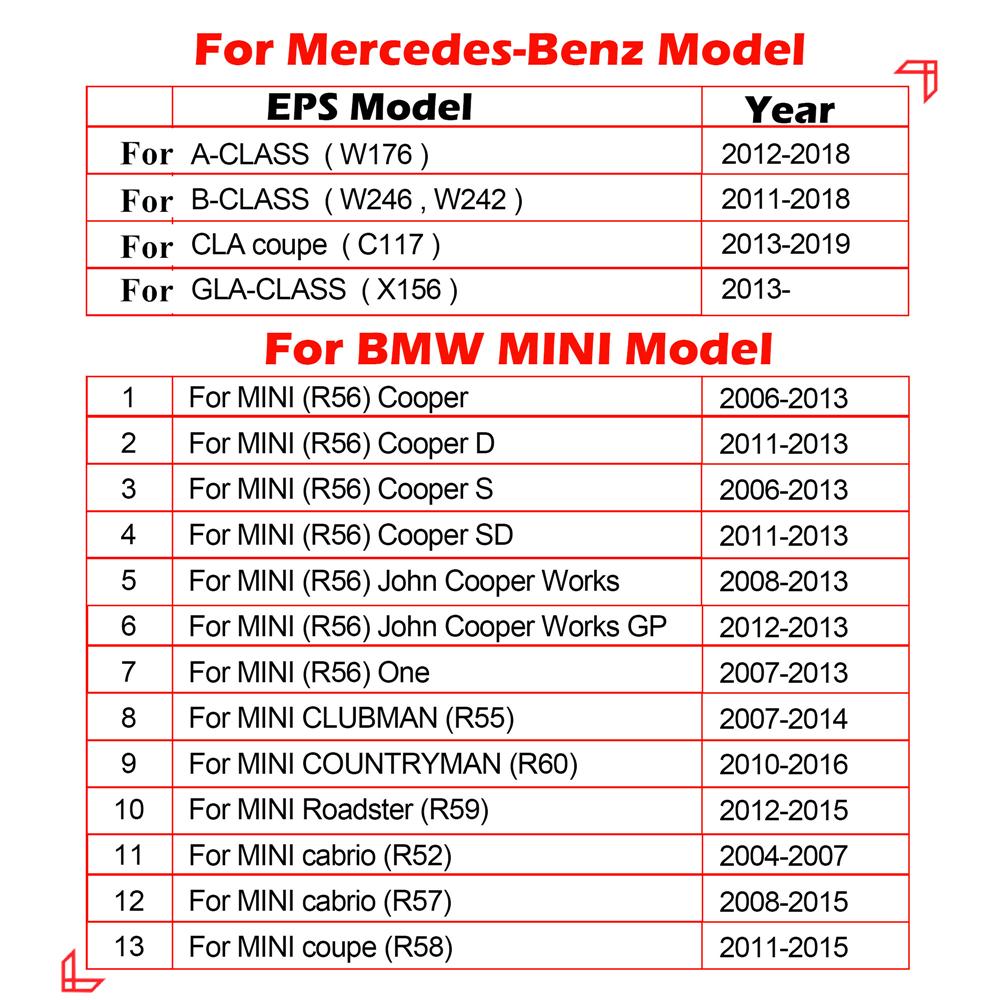 PL028 Steering Wheel EPS Tester For Benz & For Mini Automotive Diagnostic Tool