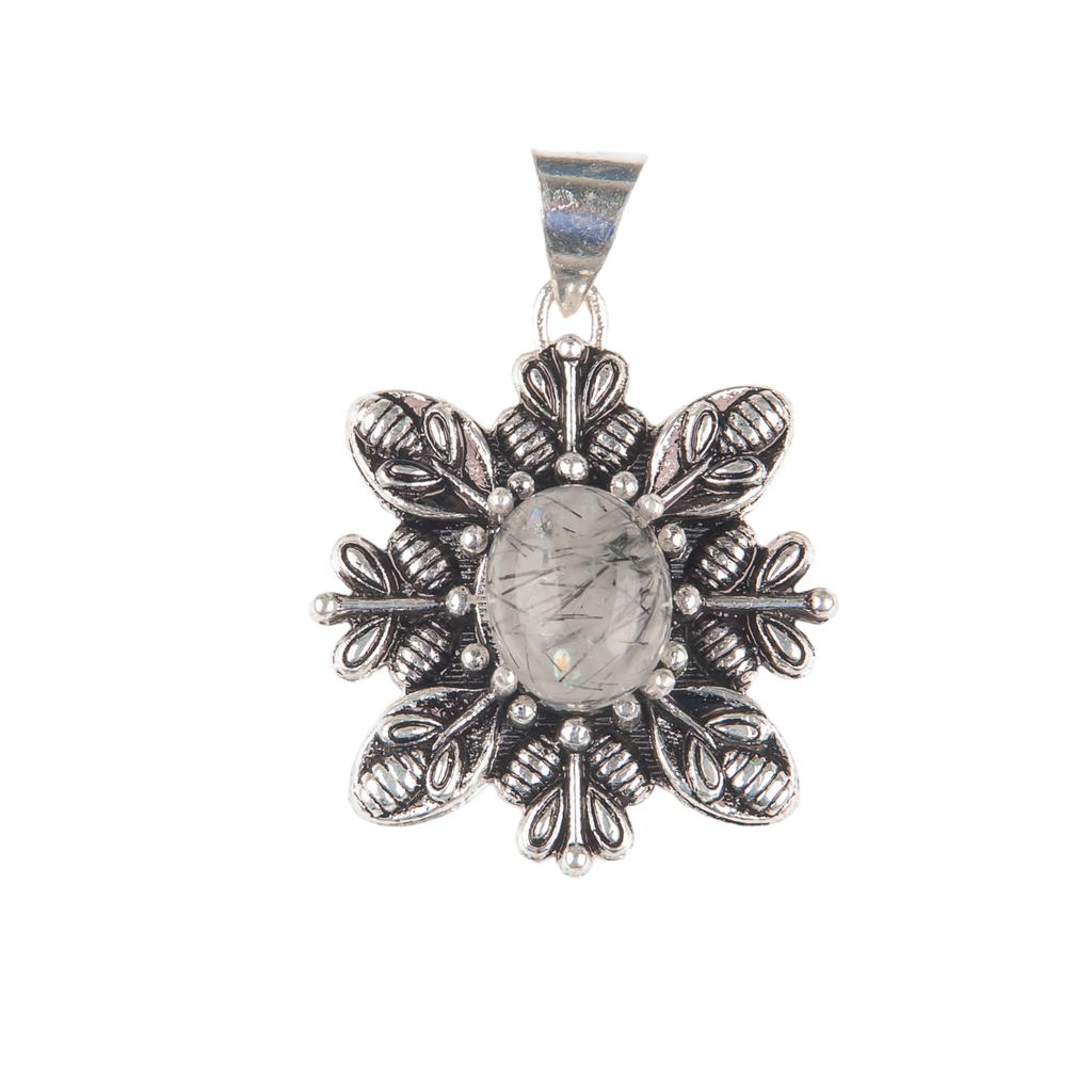 Asthenic Multi Gemstone Pendant, 925 Sterling Silver Jewelry, Handmade Pendant CP-10