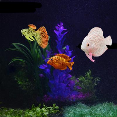 Plastic Swimming Faux Fake Gold Fish Aquarium Fish Tank Decor Orname Gift