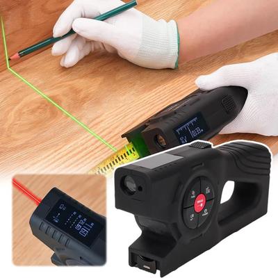 Cinta métrica digital Pantalla digital Compacta Portátil Recargable Profesional Precisa Cinta