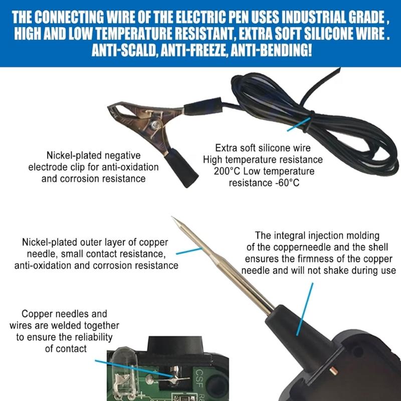 Auto-Stromkreisprüfer DC0-36V Fahrzeug-Pulssensor-Signal LED-Licht Prüfstift Sonde Auto-Spannungsmesser Elektrisches Werkzeug