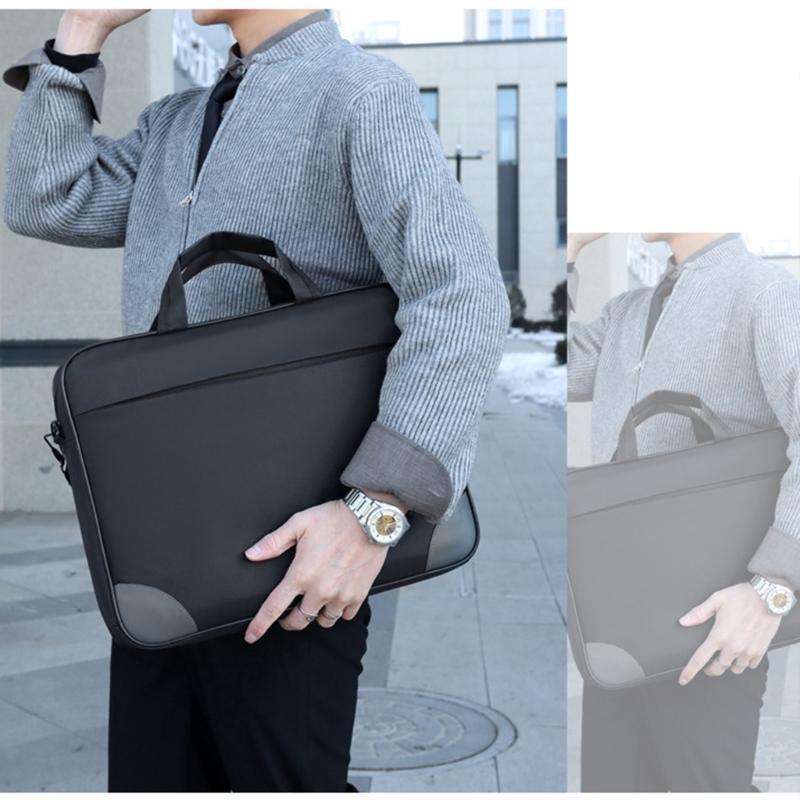 Convenient 15.6 In Laptop Bag Notebooks Sleeve Case Crossbody Bag Shoulder Handbag for Commuters and Work Travel