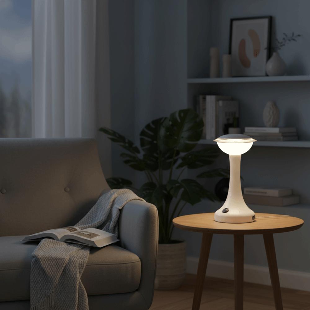Rechargeable Wireless LED Table Lamp Wireless Touch Sensor Rechargeable Reading Lamp LED Light USB Powered Desktop Night Light