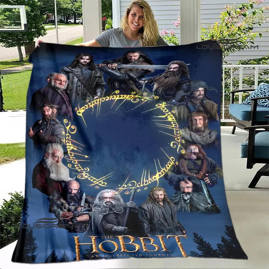 L-Lord of the Rings Printed blanket Flannel Warm Blanket Soft Comfortable Blanket Home Travel Blanket bed linings Birthday Gift