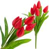 Bouquet of Tulips Artificial Flowers Red Foam Tulips Like Real Dense