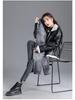 2025 Women's Slim Fit High Waist Stretch Jeans - Plus Velvet, Thickened, Warm, Pencil Cut for Autumn/Winter