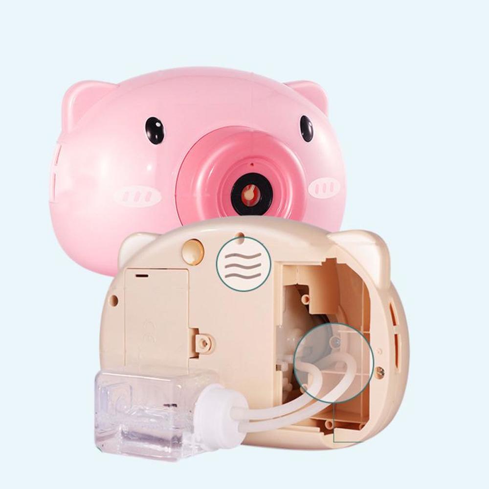 Cartoon Camera Baby Bubble Machine Outdoor Automatic Bubble Maker Bath Toys For Children