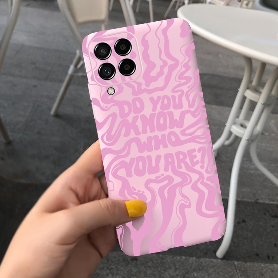 For Samsung Galaxy M53 Phone Case Fashion Cute Pattern Macaroon Silicone Soft Cases For Samsung M53 M33 M22 4G 5G Back Cover