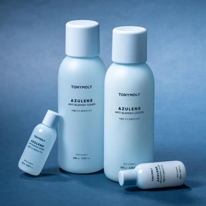 Azulene Anti-Blemish 2-Piece Set (Skin 200ml+20ml, Lotion 200ml+20ml)