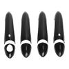 8pcs Exterior Door Handle Cover Trim Carbon Fiber Pattern With Holes Replacement for Giulia 2017‑2020