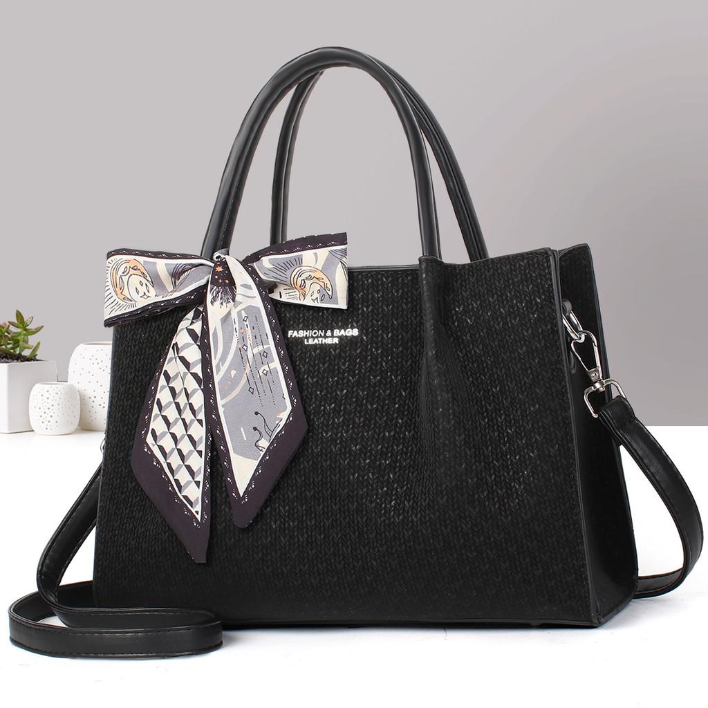 Classic Pu Tote Bag For Women With Large Capacity And Retro Style For Daily Use