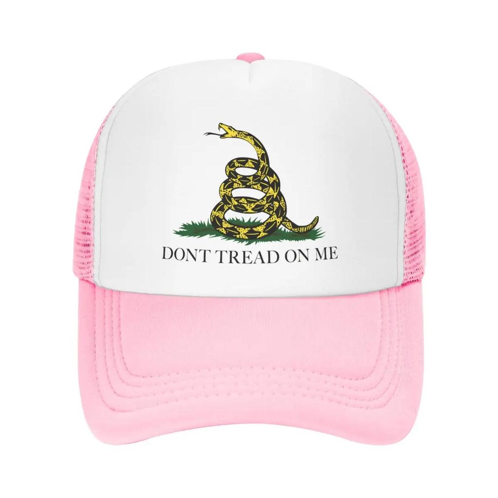 Individuelle Gadsden Flagge 'Don't Tread On Me' Baseballkappe Unisex Damen Personalisierbar Verstellbar Truckerhut Sport Snapback Papa Hüte