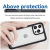 For iPhone 15 Pro TPU+Acrylic Shockproof Mobile Phone Back Cover Clear Protective Case