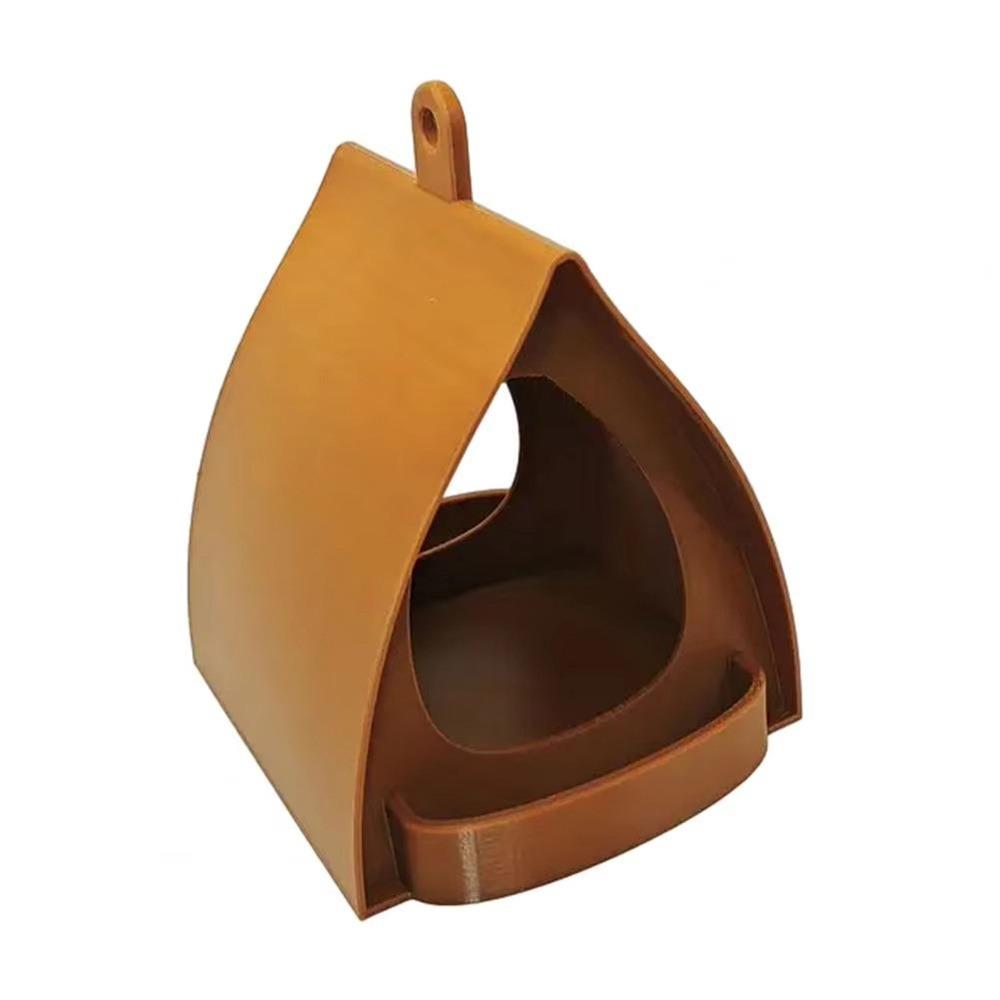 

Rain-Resistant Roof Hanging Bird Feeder Plastic Birdhouse Wildlife Habitat Outdoor Garden