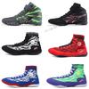 New High-top Boxing Shoes, Men's and Women's Sanda Free Fighting, Fighting Training Shoes, Non-slip and Wear-resistant Wrestling