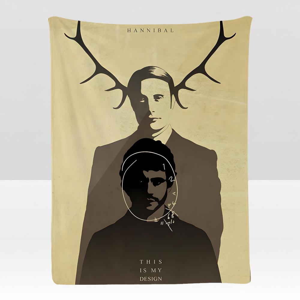 tv HHannibal Series Throw Soft Flannel Blanket for Bed Bedroom Sofa Picnic Throw Skinfriendly Breathable Gift Cover