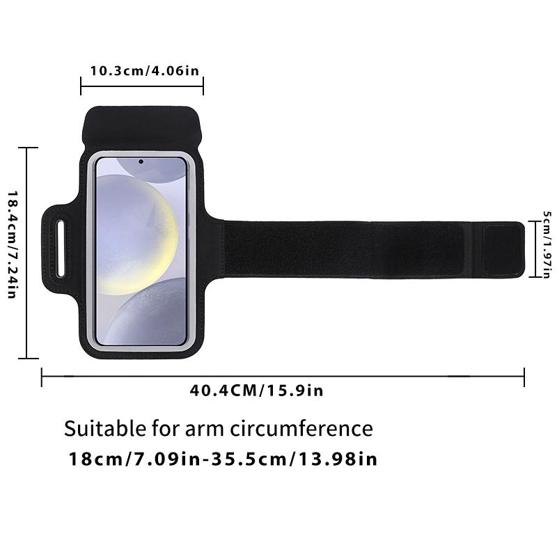 HAISSKY Elastic Running Sport Armbands For iPhone 17 16 15 14 13 12 Pro Max 15 Plus Ultra-thin Phone Arm Bag For Samsung S25
