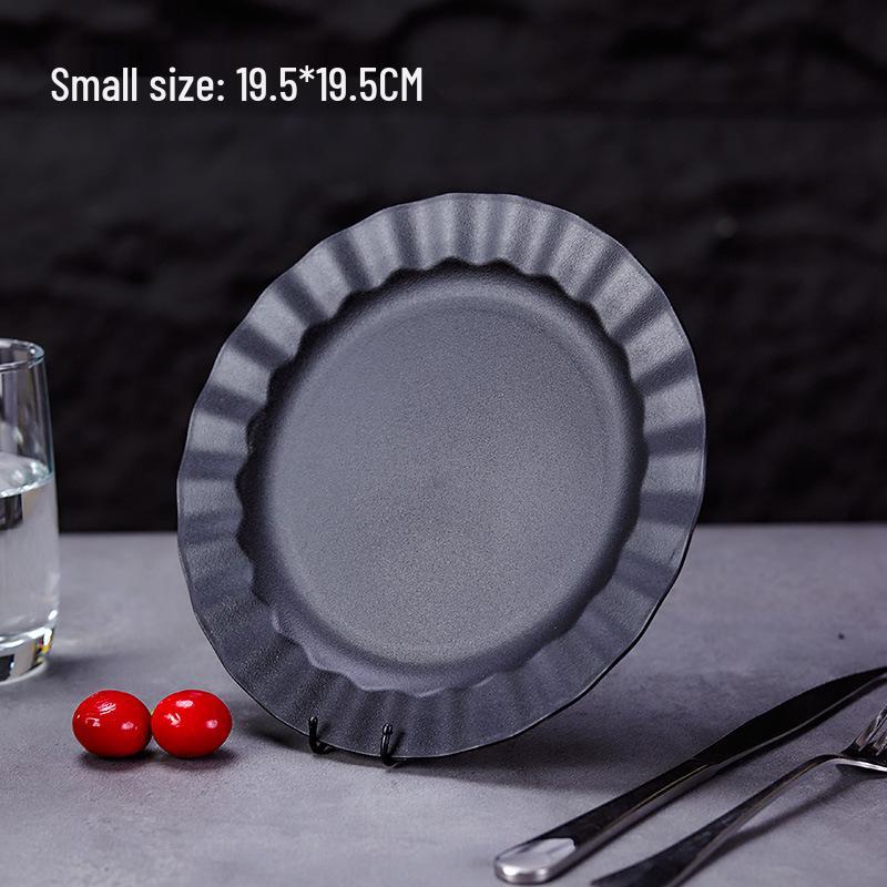 Elegant Plastic Dessert and Snack Plate for Afternoon Tea