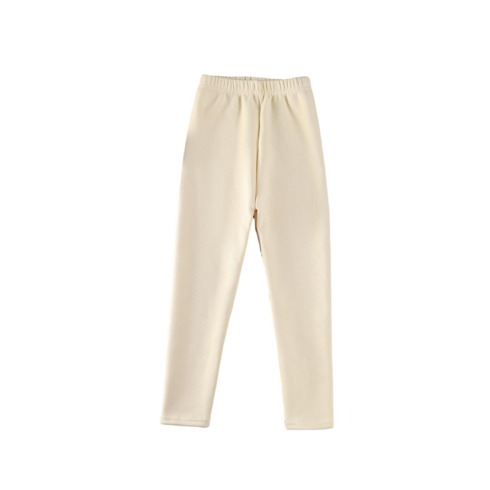 

Kids Fleece Leggings - Thickened Slim Fit Pants 100