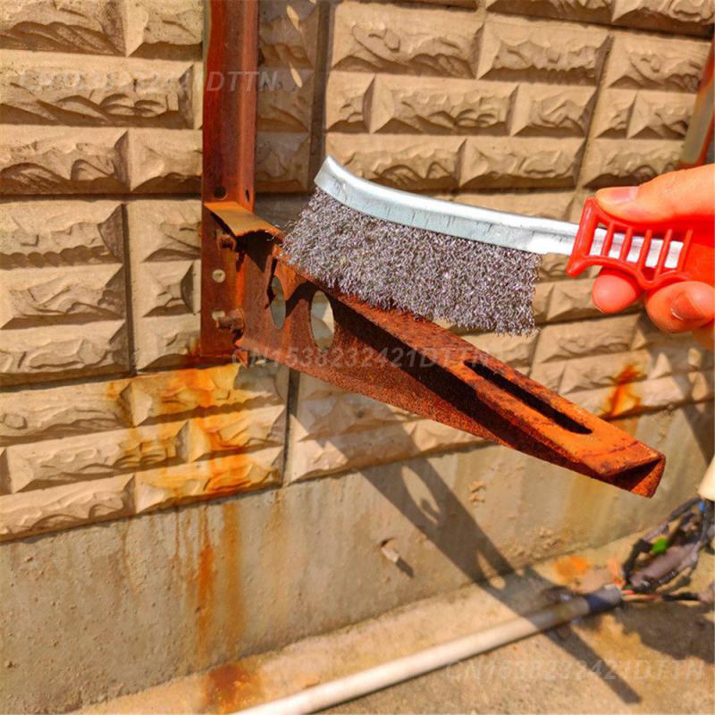 1~5PCS Handle Simple General Gap Kitchen Steel Wire Security Portable Clean Home Furnishing Brush Durable Convenient