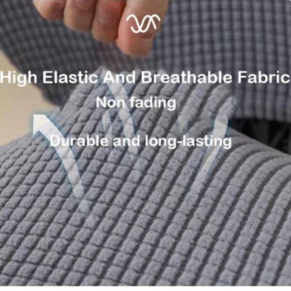 2Pcs/Set Stretchable Office Chair Cover Breathable Chair Seat Slipcovers  Wedding Banquet