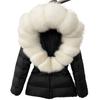OFTBUY Winter Jacket Women's Real Raccoon Fox Fur White Duck Down Coat Thick Warm