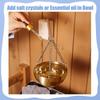 Metal Bowl For Steam Area Perfect For Essential Oils And Salt Crystals 12Cm Round