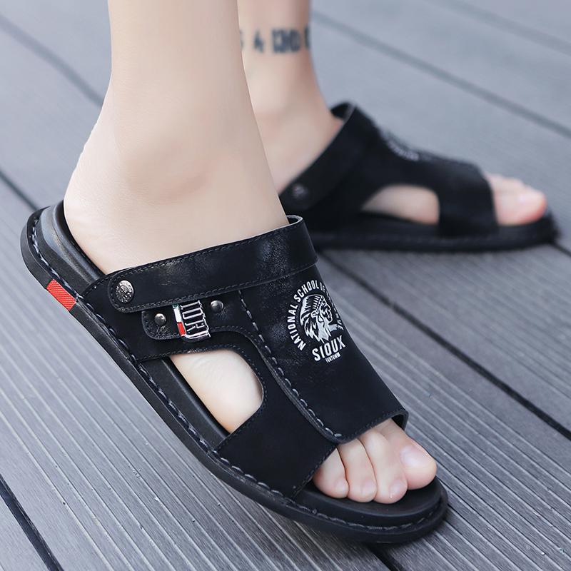 Fashion Summer Men's Sandals Beach Shoes Summer Leisure Beach Roman Men Outdoor Sandals High Quality Slippers Soft Bottom Zapatos Hombre