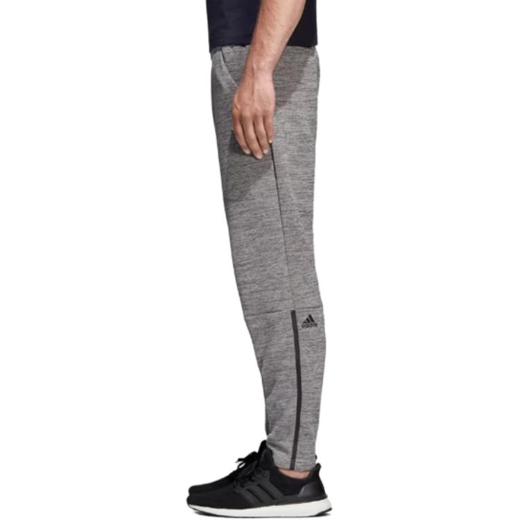 Adidas Z.N.E. Series Solid Color Casual Fashion Versatile Knitted Sports Pants Men Bottoms Gray DP5141