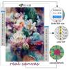 Cross Stitch Kit DIY Diamond Embroidery Flowers Diamond Painting Home Decor