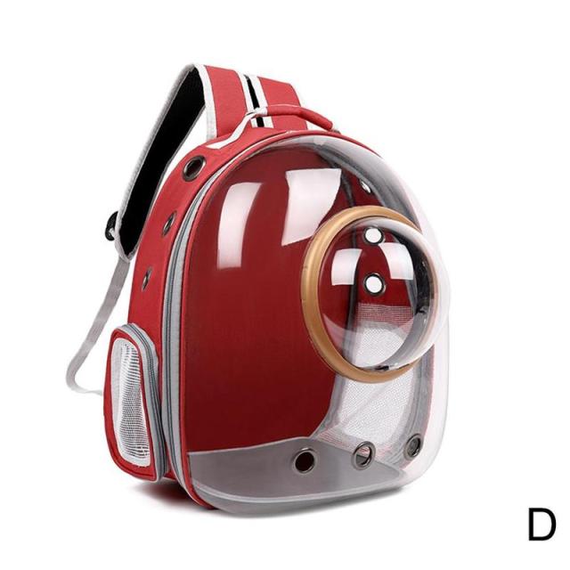 Backpack Portable Pet Astronaut Space Capsule Transparent Bag For Puppy Transportation Cage Accessori S7t2