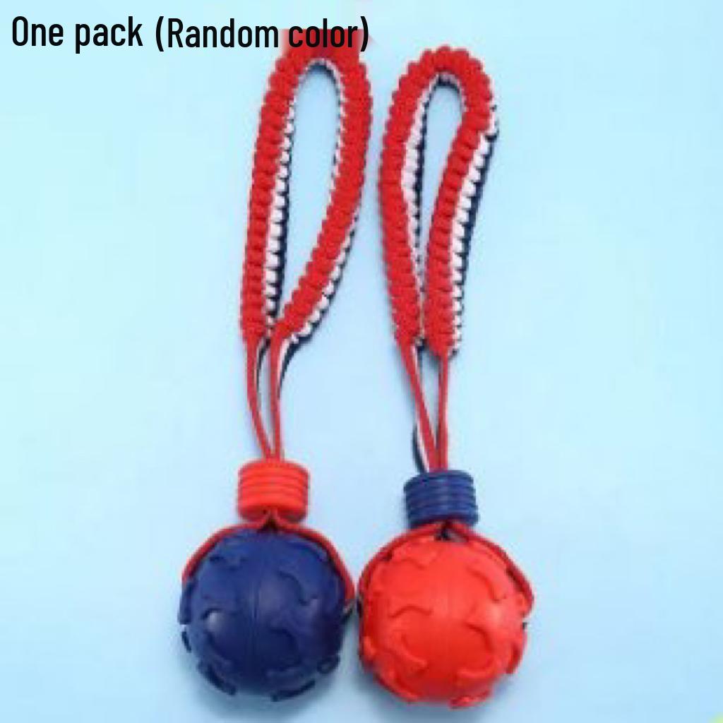 Large Breed Dog Training Ball with Rope – Interactive Toy for Malinois, Golden Retriever, German Shepherd