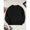 Heart Arrow Print Crewneck Sweatshirt, Warm Comfortable Long Sleeve Top