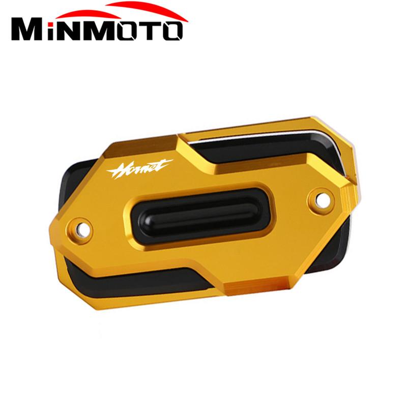 

Алюминиевый передний бак для тормозной жидкости, крышка масляного бака для Honda Hornet 900 600 CB600F CB 600F 1998-2014 мотоциклов золотой