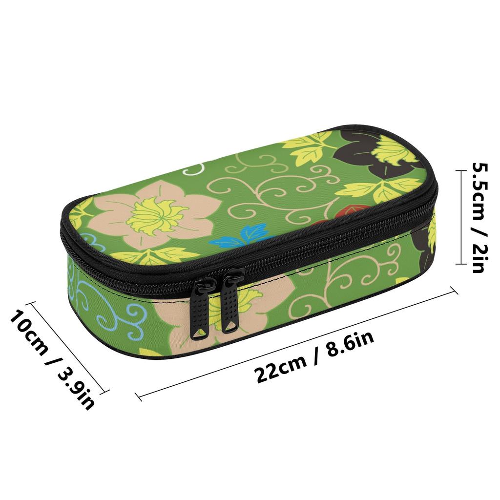 Pencil Pouch Roomy Interior Zipper Closure 300D Polyester with Pen Slots Mesh Pocket and Spacious Main Compartment for Students