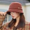 Korean New Curly Hat for Women In Autumn and Winter Casual Versatile Fisherman Hat Showing Face Small Basin Hat Hepburn Style Cloth Hat